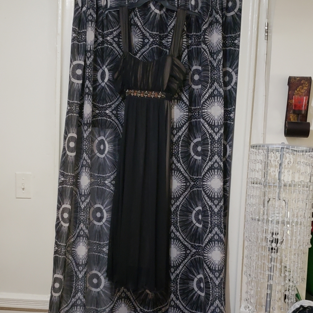 Connected Black Holiday Party dress